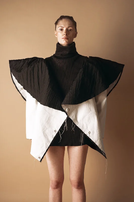 SURROGATE 3-Way Transforming Piece: Jacket / Dress / Top Plaid Jacket Tartan Jacket Houndstooth Jacket SURROGATE 3-Way Transforming Piece: Jacket / Dress / Top Plaid Jacket Tartan Jacket Houndstooth Jacket