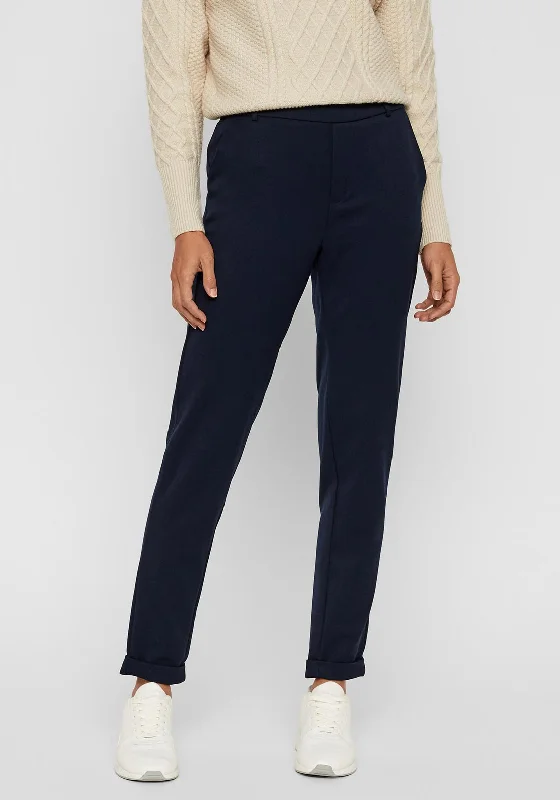 Vero Moda Maya Slim Leg Trousers, Night Sky Trousers sophisticated sleek