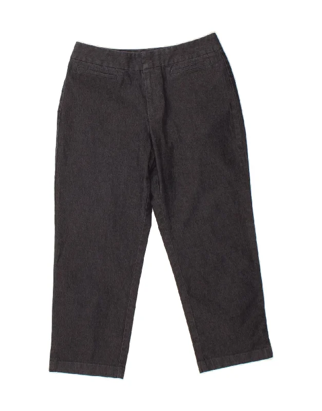 DOCKERS Womens Capri Casual Trousers US 6 Medium W28 L23 Navy Blue Cotton Trousers High Rise Slim Fit DOCKERS Womens Capri Casual Trousers US 6 Medium W28 L23 Navy Blue Cotton Trousers High Rise Slim Fit