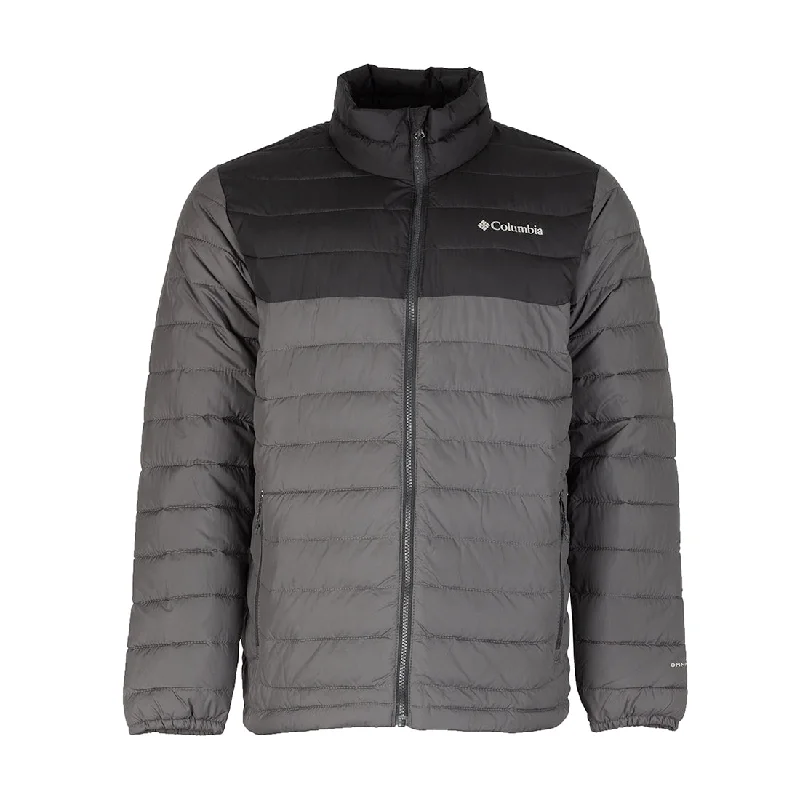 Powder Lite Jacket - Mens Stand-Up Collar Roll-Neck Collar Turtle Neck