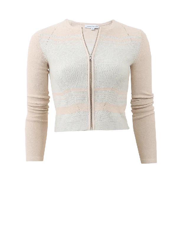 Cashmere Blend Zip Cardigan Terry Blend Velvet Blend Canvas Blend