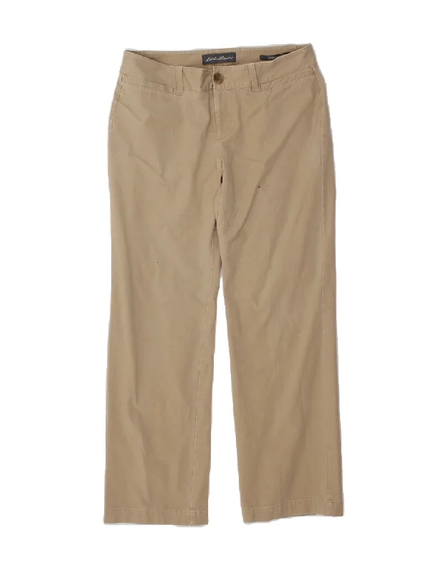 EDDIE BAUER Womens Curvy Fit Casual Trousers US 6 Medium W30 L26 Beige Trousers Chinos Classic EDDIE BAUER Womens Curvy Fit Casual Trousers US 6 Medium W30 L26 Beige Trousers Chinos Classic