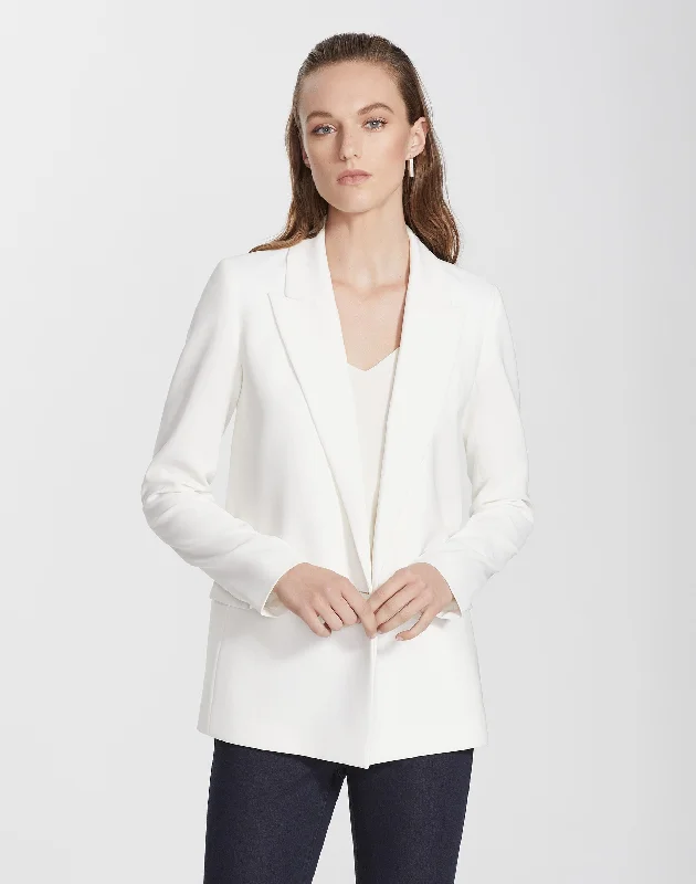 Finesse Crepe Penn Blazer Women's Handmade Blazer