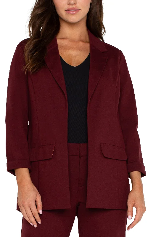BOYFRIEND BLAZER WITH PRINCESS DARTS Women's Vintage Suit