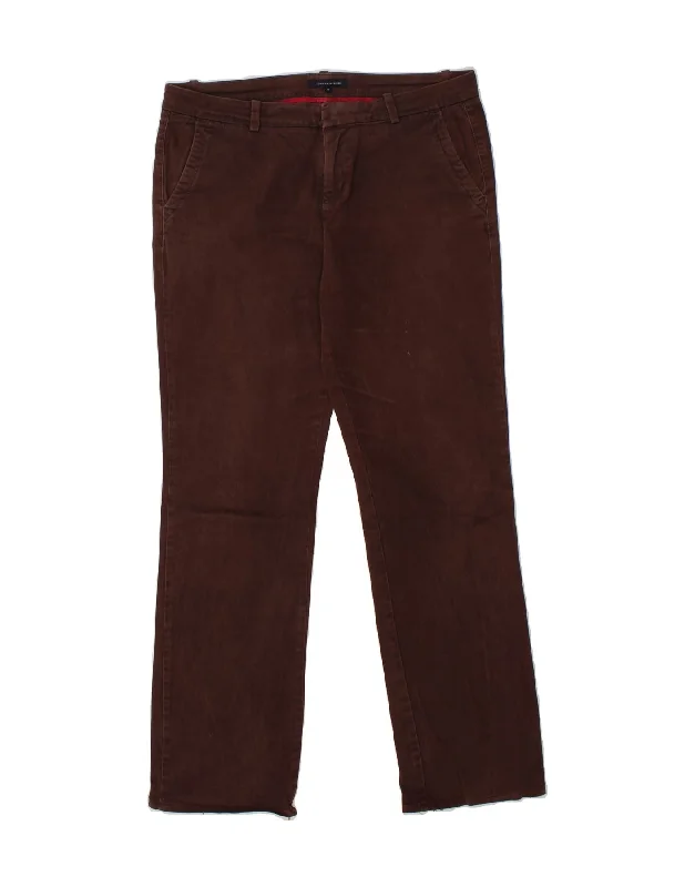 TOMMY HILFIGER Womens Straight Chino Trousers US 10 Large W34 L30 Brown Trousers Denim Distressed TOMMY HILFIGER Womens Straight Chino Trousers US 10 Large W34 L30 Brown Trousers Denim Distressed