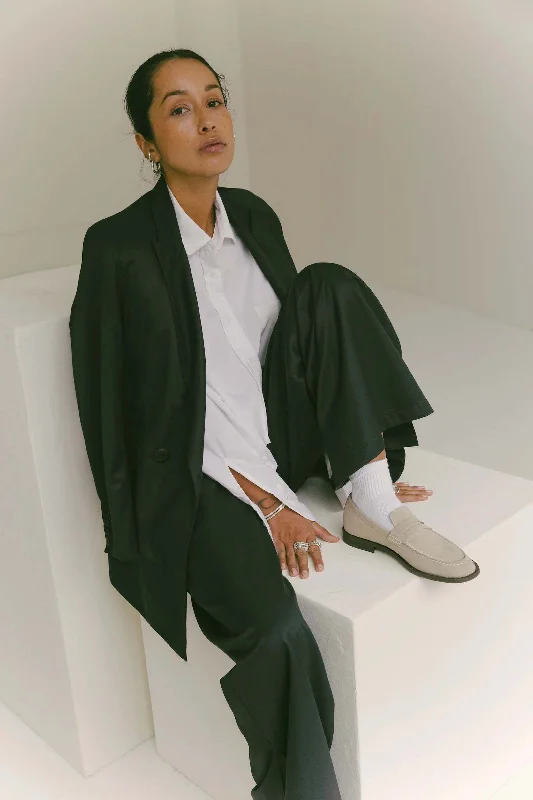 The Classic Blazer in Black Women's Handmade Blazer