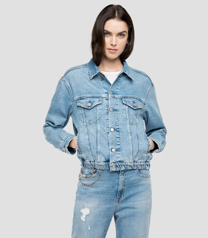 Replay W7703 Denim Jacket Denim Jacket Leather Jacket Suede Jacket