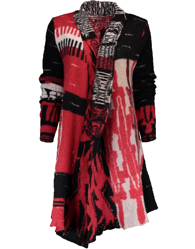 Tribal Cardigan Satin Fabric Silk Fabric Chiffon Fabric