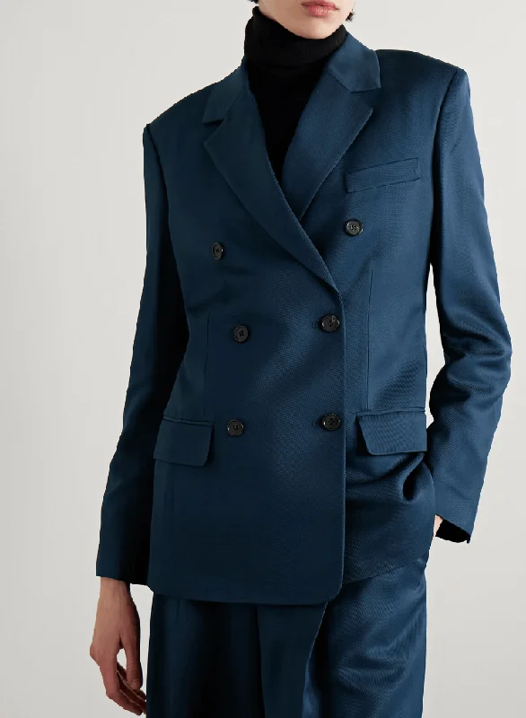 Navy blue blazer Women's Casual Suit