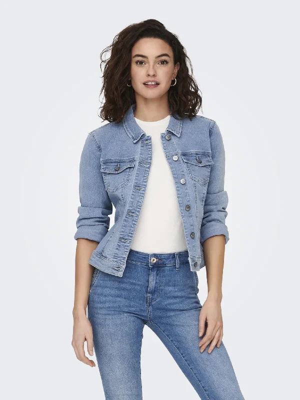 Γυναικείο τζάκετ τζιν ανοιχτό ONLWONDER DNM JACKET NOOS 15243147 | 15243147 Print Jacket Jacquard Jacket Patchwork Jacket Γυναικείο τζάκετ τζιν ανοιχτό ONLWONDER DNM JACKET NOOS 15243147 | 15243147 Print Jacket Jacquard Jacket Patchwork Jacket