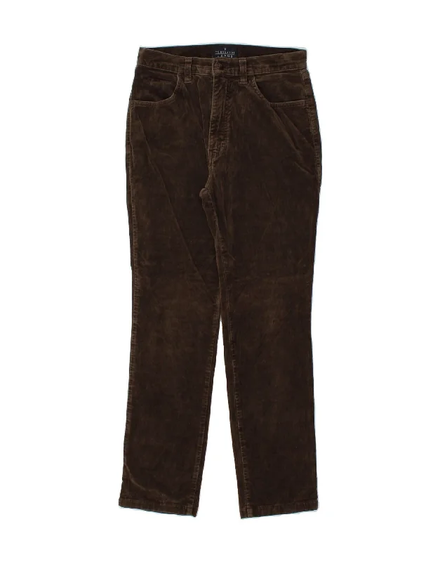TRUSSARDI JEANS Womens Slim Casual Trousers W29 L27 Brown Cotton Trousers versatile all-occasion TRUSSARDI JEANS Womens Slim Casual Trousers W29 L27 Brown Cotton Trousers versatile all-occasion