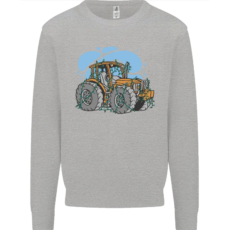 Christmas Tractor Farming Farmer Xmas Mens Sweatshirt Jumper Hoodie with Tie-Dye Psychedelic Retro Christmas Tractor Farming Farmer Xmas Mens Sweatshirt Jumper Hoodie with Tie-Dye Psychedelic Retro