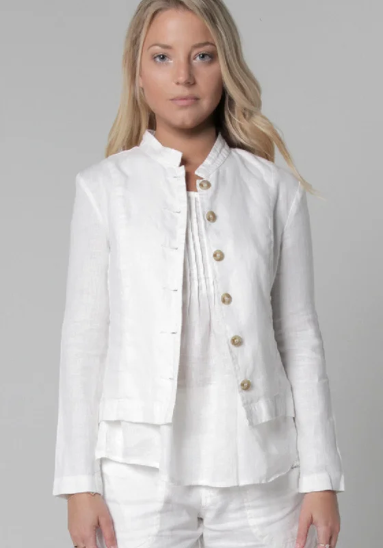Women's Linen Blazer | 100% Natural Italian Style Clothing, Item #8501 Women's Trendy Suit