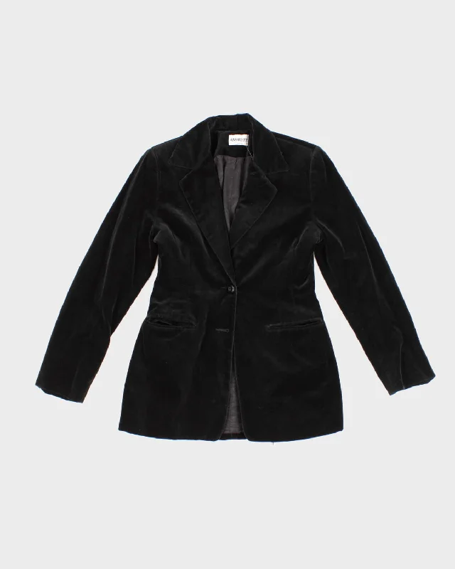 Vintage 80s Amoretti Velvet Blazer - S Women's Luxury Jacket