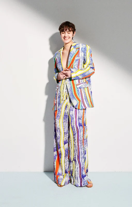 Kadarka Oversized Blazer Stripes Women's Brand Blazer