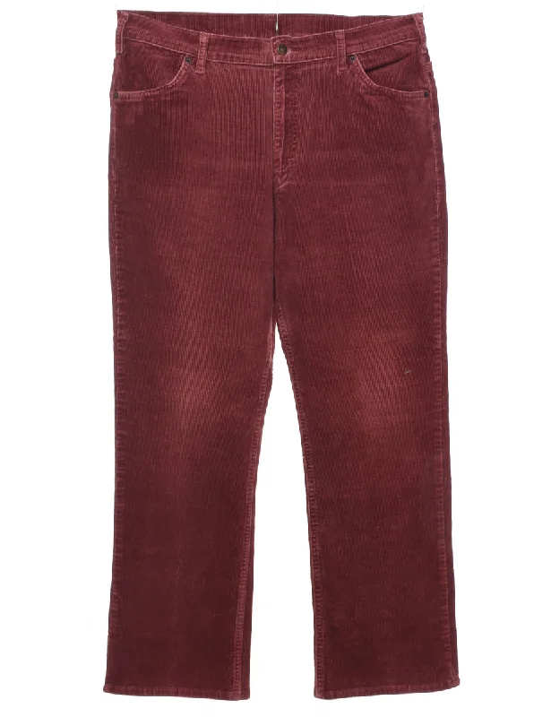 Levi's Corduroy Trousers - W34 L29 Trousers Essential Wardrobe