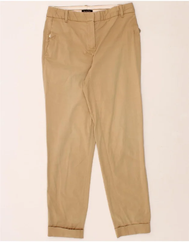 MASSIMO DUTTI Womens Slim Chino Trousers EU 40 Medium W28 L28 Beige Trousers Harem Relaxed Fit MASSIMO DUTTI Womens Slim Chino Trousers EU 40 Medium W28 L28 Beige Trousers Harem Relaxed Fit