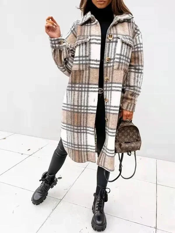 Oversized Shacket Plaid Women Shirt Jacket Jersey Jacket Tulle Jacket Batik Jacket