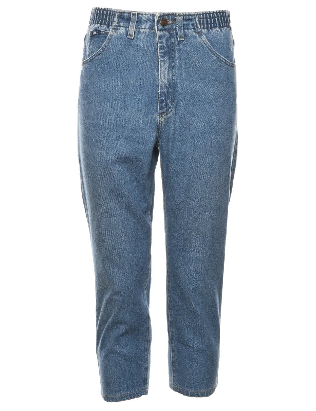 Lee Light Wash Denim Trousers - W28 L25 Trousers Running Lightweight