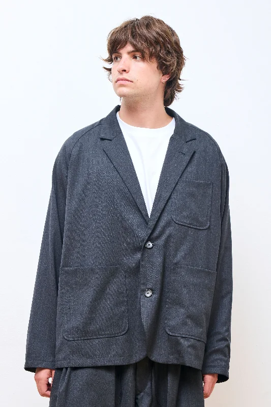 Blazer Anthracite Women's Patchwork Suit