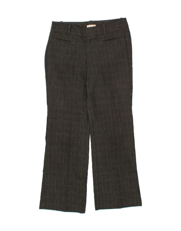DOCKERS Womens Bootcut Casual Trousers US 6 Medium W30 L30 Grey Check Trousers Wedding White DOCKERS Womens Bootcut Casual Trousers US 6 Medium W30 L30 Grey Check Trousers Wedding White