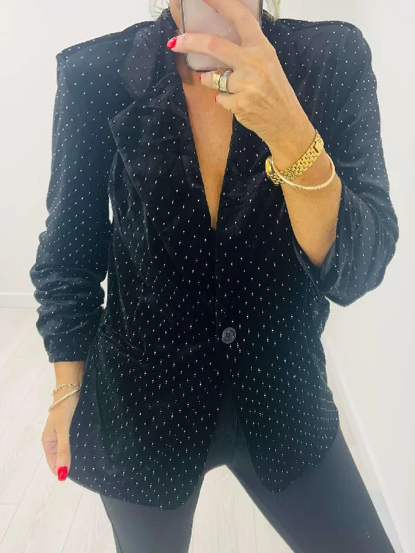 KIMMY VELVET BLAZER Women's Lightweight Blazer