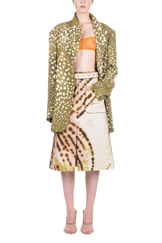 Basti Print Blazer Women's Elegant Suit