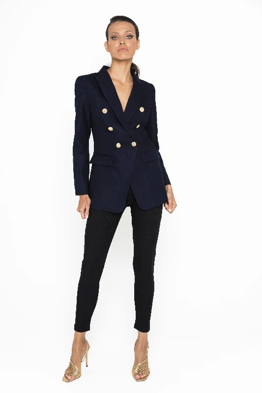 MOSSMAN - THE SIGNATURE BLAZER - NAVY Women's Custom Jacket