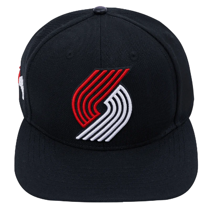 NBA PORTLAND TRAIL BLAZERS CLASSIC LOGO UNISEX SNAPBACK HAT (BLACK) Women's Banquet Suit NBA PORTLAND TRAIL BLAZERS CLASSIC LOGO UNISEX SNAPBACK HAT (BLACK) Women's Banquet Suit