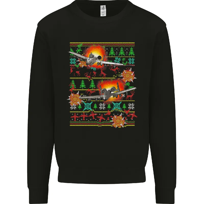 Christmas Fighter Jet Plane Pilot RAF Funny Mens Sweatshirt Jumper Hoodie with Color Block Contrast Stylish Christmas Fighter Jet Plane Pilot RAF Funny Mens Sweatshirt Jumper Hoodie with Color Block Contrast Stylish