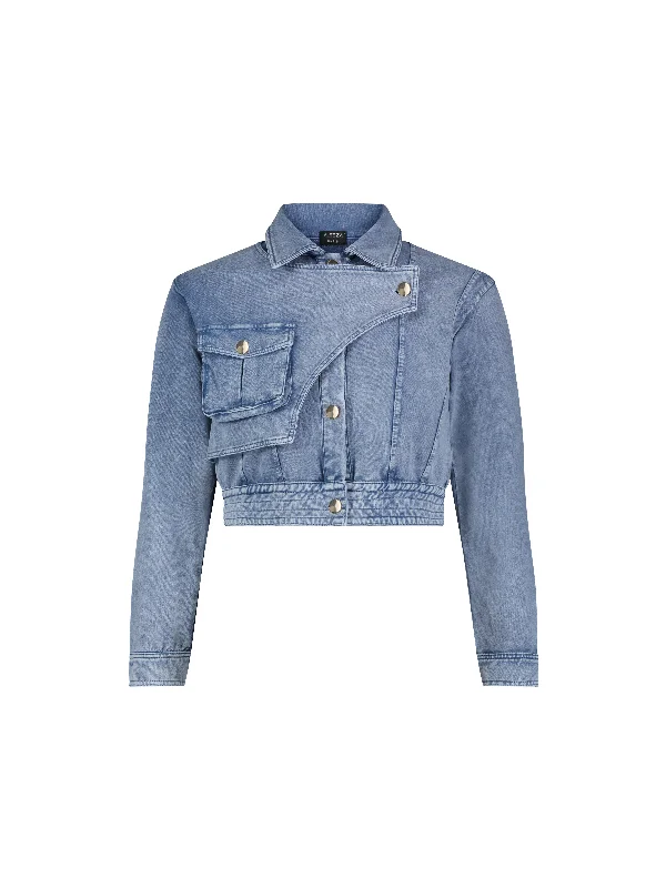 Carnaby Denim Strech Jacket Chenille Fabric Brocade Fabric Lace Fabric