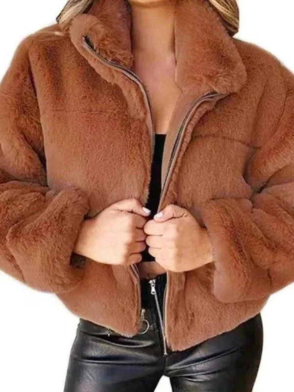 Cozy Loose Women Crop Fleece Jacket Corduroy Jacket Velvet Jacket Brocade Jacket