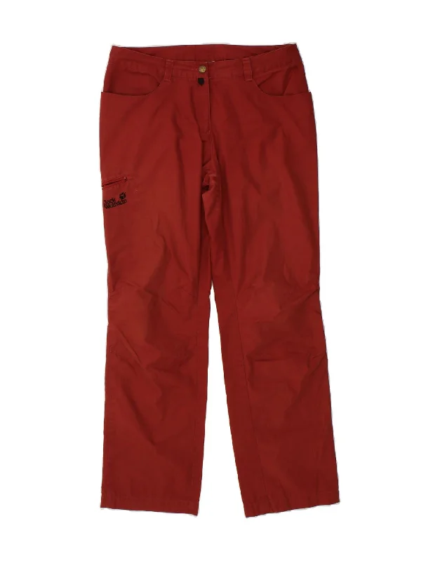 JACK WOLFSKIN Womens Cargo Trousers UK 12/14 Medium W30 L31 Maroon Trousers Fleece Cozy JACK WOLFSKIN Womens Cargo Trousers UK 12/14 Medium W30 L31 Maroon Trousers Fleece Cozy