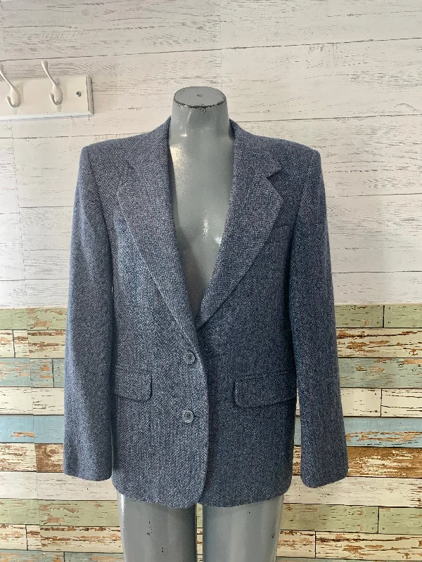 80’s Wool Navy Blazer Women's Classic Blazer