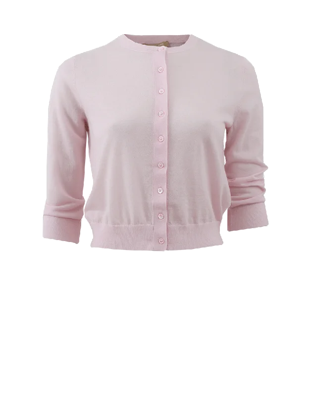 Cropped Cardigan Lace Blend Ribbed Blend Corduroy Blend