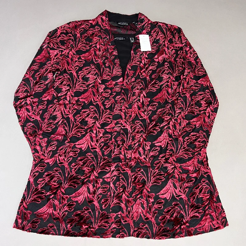 SUSAN GRAVER Knit Cardigan & Tank Set Women's Sz S Red / Black A384258E97625 (New) Elegant Classic Vintage SUSAN GRAVER Knit Cardigan & Tank Set Women's Sz S Red / Black A384258E97625 (New) Elegant Classic Vintage