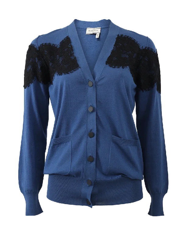 Lace Detail Cardigan Plaid Cardigan Polka Dot Checkered