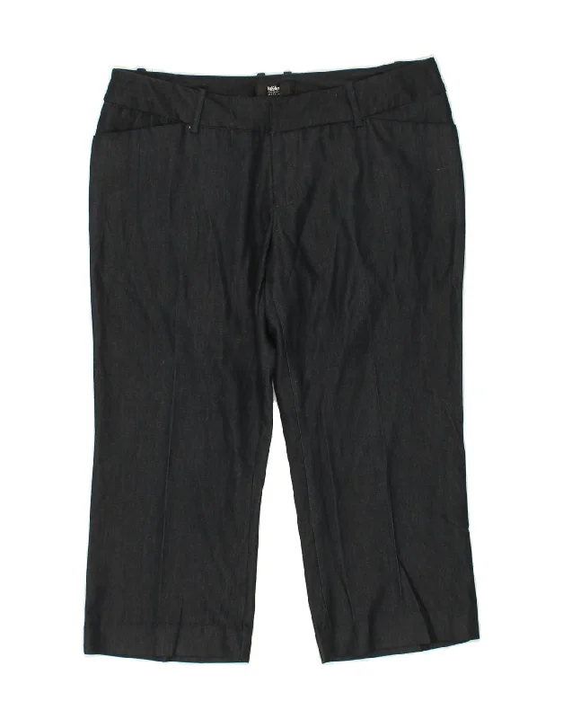 MOSSIMO Womens Capri Trousers US 10 Large W32 L21 Navy Blue Cotton Trousers Exclusive Limited MOSSIMO Womens Capri Trousers US 10 Large W32 L21 Navy Blue Cotton Trousers Exclusive Limited