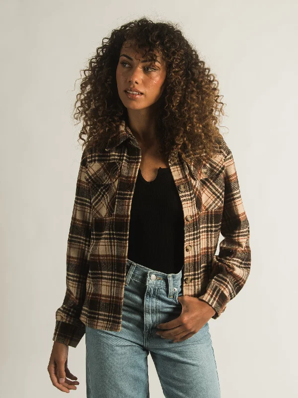 HARLOW EDEN SHIRT JACKET - CLEARANCE V-Neck Jacket Boat Neck Jacket Square Neck Jacket HARLOW EDEN SHIRT JACKET - CLEARANCE V-Neck Jacket Boat Neck Jacket Square Neck Jacket