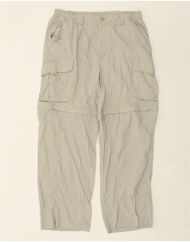 COLUMBIA Womens Straight Cargo Trousers UK 14 Medium W32 L26 Beige Nylon Trousers Exclusive Limited COLUMBIA Womens Straight Cargo Trousers UK 14 Medium W32 L26 Beige Nylon Trousers Exclusive Limited