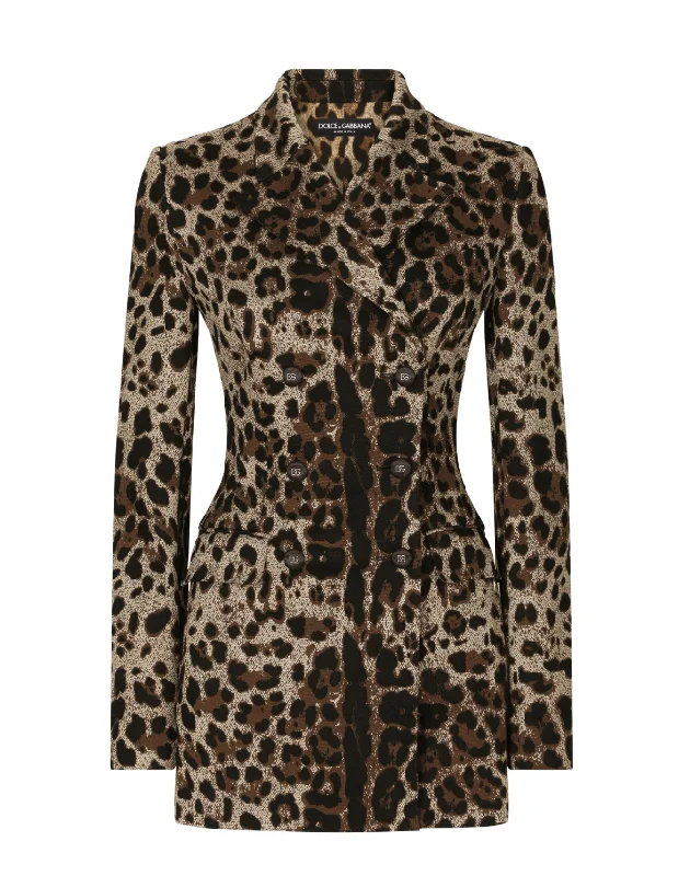 Dolce & Gabbana leopard-print blazer Women's Classic Suit