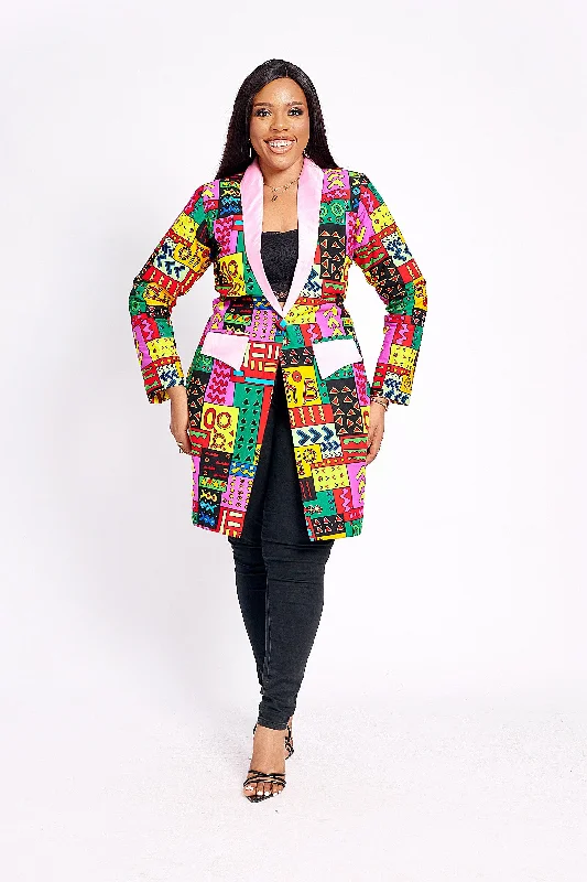 FARISA AFRICAN PRINT BLAZER Women's Print Jacket