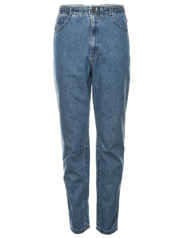 Lee High Waist Denim Trousers - W26 L33 Trousers Denim Distressed