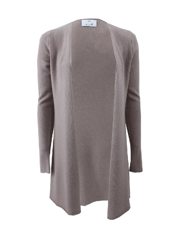 Long Open Drape Cardigan Zippered Buttoned Snapped