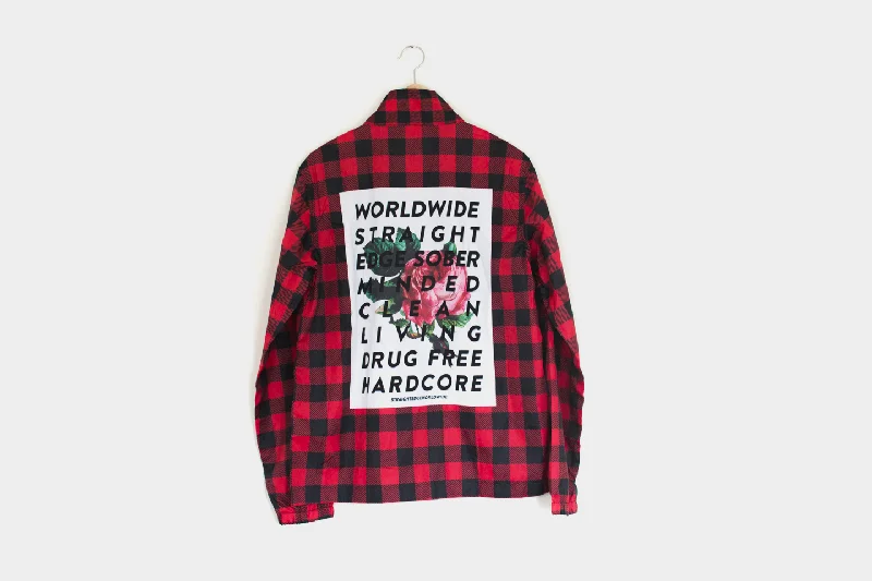 Ladies Backpatch Flannel Coaches Jacket Collared Jacket Crew Neck Jacket Turtle Neck Jacket Ladies Backpatch Flannel Coaches Jacket Collared Jacket Crew Neck Jacket Turtle Neck Jacket