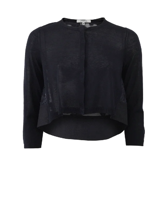 Flora Desire Cardigan Front Pockets Side Pockets Patch Pockets