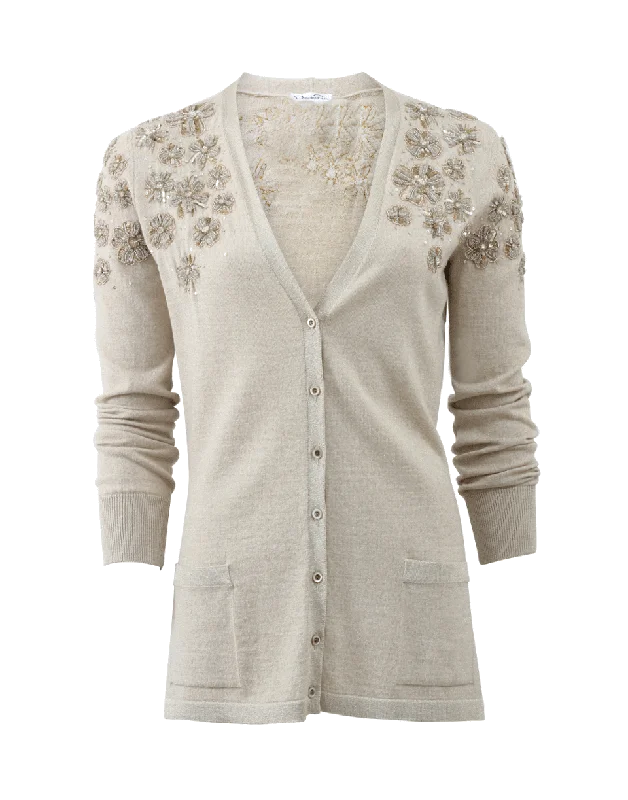 Beaded Cardigan Stylish Fashionable Trendy