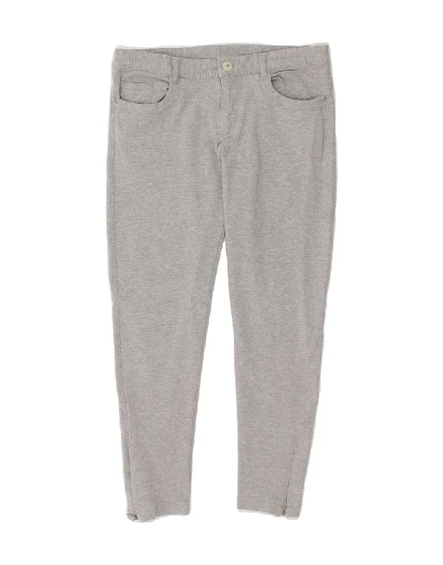 CHAMPION Womens Heritage Fit Slim Trousers UK 14 Medium W30 L26 Grey Trousers Cargo pockets CHAMPION Womens Heritage Fit Slim Trousers UK 14 Medium W30 L26 Grey Trousers Cargo pockets