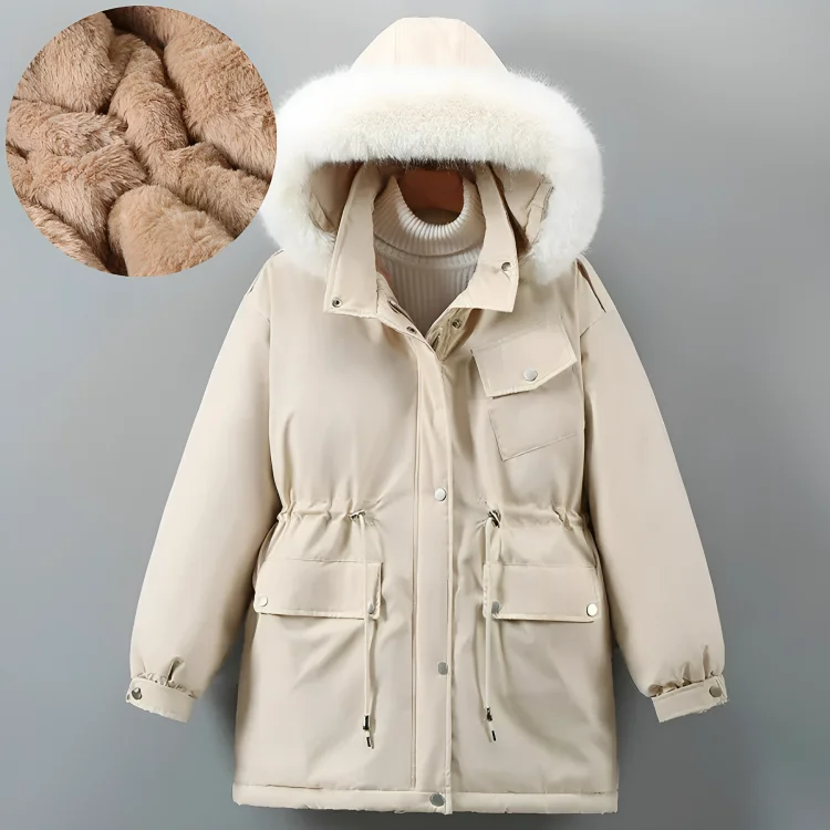 Frostina Coat Cotton Linen Terry