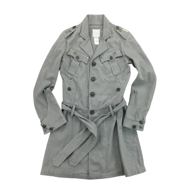 Diesel Coat - Women/L Asymmetrical Collar Hooded Zippered